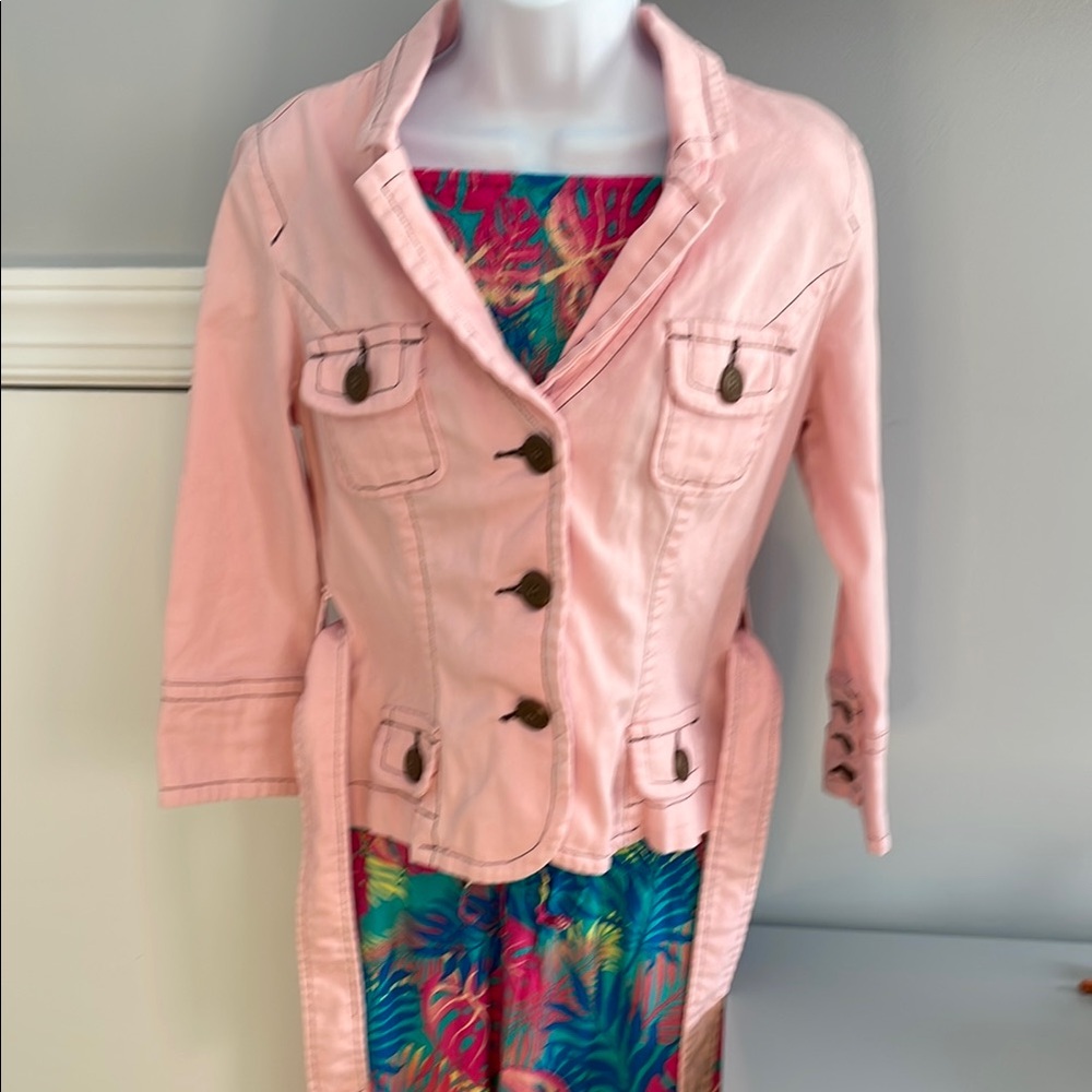 SO Junior’s Light Pink Utility Jacket